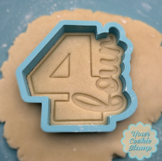 Number Cookie Cutter & Stamp 1-9