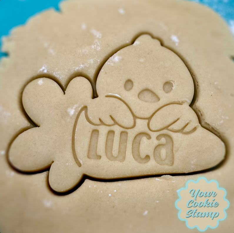 Personalized Easter Cookie Cutter & Stamp