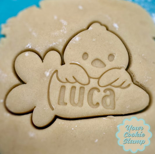 Personalized Easter Cookie Cutter & Stamp